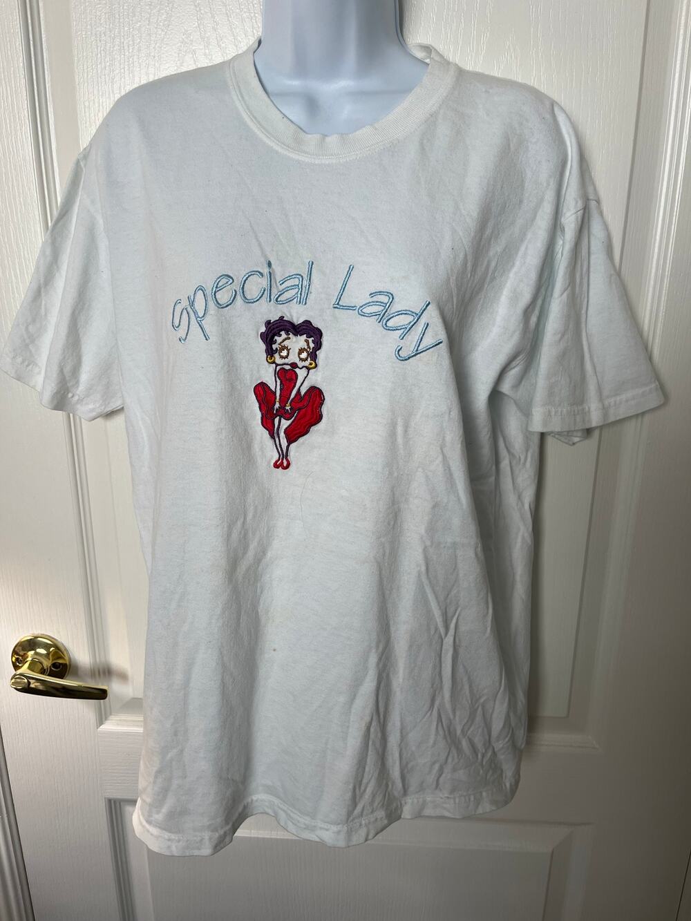 Betty Boop “Special Lady” Hanes T-Shirt Adult Medium 38-40 Vintage